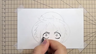 نحوه کشیدن آسان لوفی ، البته دوستان من اینو  تا آخر ندیدمش  فقط  همین   تصویرشو دیدم کشیدم