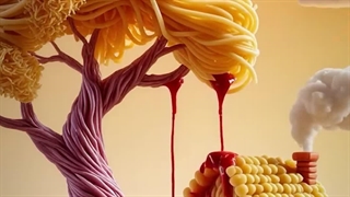 ساخت تیزر تبلیغاتی پاستا با هوش مصنوعی