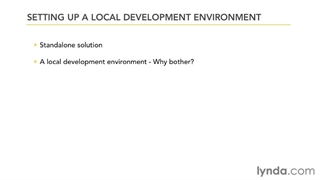 ۱۰ - درک مزایای یک محیط توسعه محلی