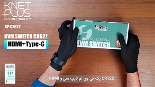کی وی ام سوئیچ 2 پورت کی نت پلاس KP-CH622 (KP-SWKCHD02)