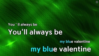 لیریک بیکلام اهنگ blue valentine  by Nmixx انمیکس کاراکوئه