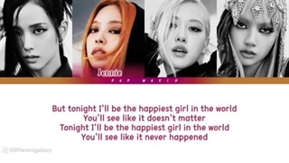 لیریک آهنگ the happiest girl از بلک پینک(کپشن حتما خونده بشه)