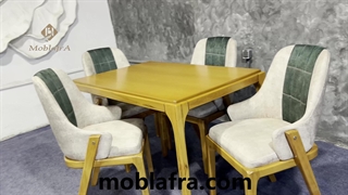میز ناهار خوری سارینا با 18 ماه ضمانت شرکتی- تولیدی مبل افرا