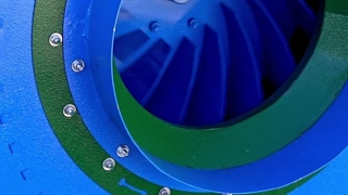 فن سانتریفیوژ بیرون‌بر سایلنت مخصوص رستوران و فست فود در شیراز - 09124598284