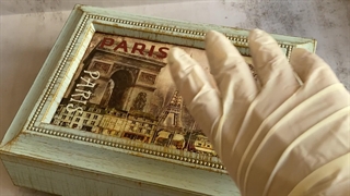 جعبه موزیکال عاشقانه - کوکی و وارداتی - طرح ایفل پاریس