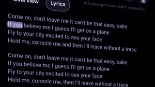 ...Come on, don't leave me