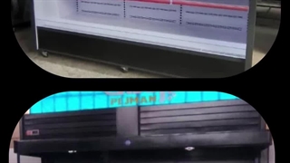 یخچال ایستاده پرده هوا