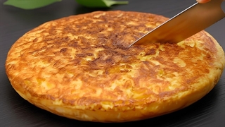 سیب‌زمینی با تخم‌مرغ از پیتزا خوشمزه‌تر و بهتر است! در عرض یک دقیقه خورده می‌شود!