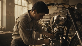 مستند تاریخچه ورود موتور سیکلت به ایران با هوش مصنوعی