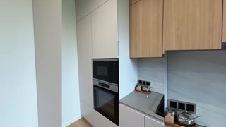 کابینت مدرن دو رنگ بادستگیره مخفی پروژه واقع در رودهن