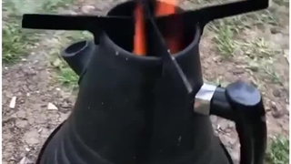 کتری ذغالی کمپینگ ساج ووک مدل کِلی