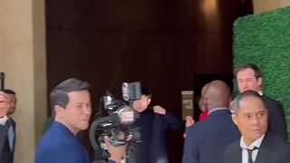 ✅James Pratt talking to media in Los Angeles