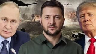 14040905: زلنسکی در منگنه اروپا، ترامپ ، پوتین (استاد جعفری)