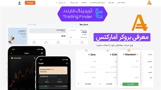 آموزش کار با داشبورد و معرفی بروکر آمارکتس (AMarkets) - پاییز 1404 - تریدینگ فایندر