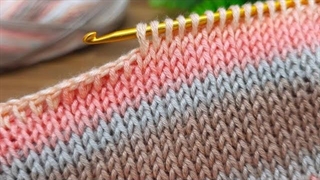 آموزش آنلاین پتوی نوزادی قلاب‌بافی تونسی فوق‌العاده آسان برای مبتدیان