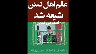 لحظه شیعه شدن عالم بزرگ اهل تسنن ( از امروز من و طرفدارانم همه پیرو حضرت علی علیه السلام هستیم