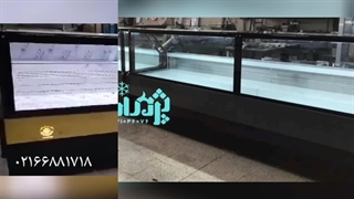 یخچال خوابیده پرده هوا /یخچال جزیره در صنایع برودتی پژمان