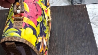 توضیحات کیف رودوشی زنانه طرح گل انلاینتون