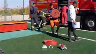 رقابت ۲۰۰ آتش نشان معدنی کشور در گهرپارک سیرجان آغاز شد