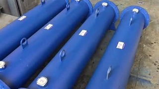 مبدل حرارتی پوسته و لوله ۴۰۰ لیتری