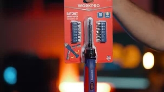 پیچ گوشتی جغجغه‌ای 16 پارچه ورک پرو