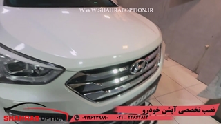 خدمات تخصصی خودروهای سانتافه تعویض جلوپنجره ی سانتافه ب مدل بالایی