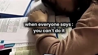 •وقتی همه میگن:تو نمیتونی انجامش بدی!