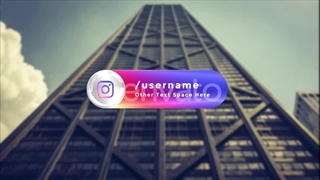 دانلود فوتیج زیر نویس اینستاگرام Instagram Lower Third
