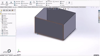 طراحی جعبه لوازم الکترونیکی در سالیدورک