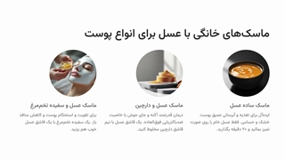 خواص شگفت انگیز عسل برای پوست + معرفی ماسک ها (نسخه هاچ لند)