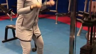 ۷. پشت بازو سیمکش هالتر صاف