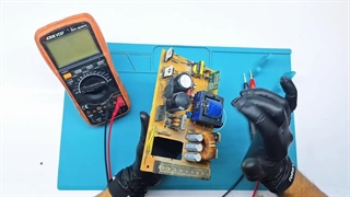 تست قطعات روی برد