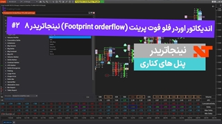 اندیکاتور اوردر فلو فوت پرینت (Footprint orderflow) نینجاتریدر 8   #2  پنل ‌های کناری