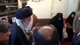 رهبر معظم انقلاب منزل شهیدان اعلمی سال 94