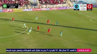 گل اول تراکتور به پیکان (امیرحسین حسین زاده)