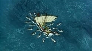 کارتون شب های عربی:ماجراهای سندباد ۱۹۷۵/۱۹۷۶-کوه عاج و حمله مهاجمان دزدان دریایی بومی آفریقایی به کشتی-قسمت ششم