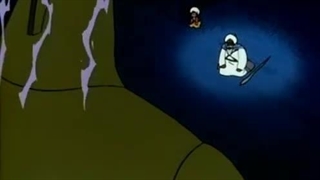 کارتون شب های عربی:ماجراهای سندباد ۱۹۷۵/۱۹۷۶-جن دیو صحرا/کشتن پسر جن دیو با هسته تفله خرما-قسمت نهم