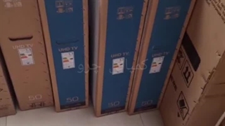 تلویزیون های سام و ایکس ویژن در تعداد زیاد