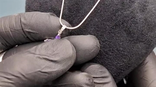 نیم ست نقره لپی