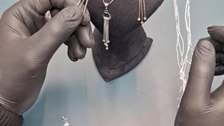 نیم ست نقره دورا از گالری نقره حیات