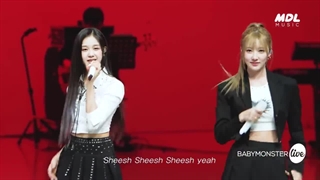 برنامه ی it's live با حضور بیبی مانستر و اجرای اهنگ sheesh