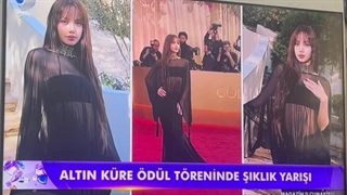 لیسا در مراسم Golden Global Awards 2026(Magazin D ترکیه) (کپ)