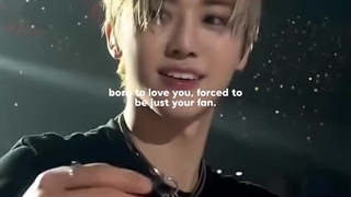 به دنیا اومدم تا عاشقت باشم اجبار شدم به اینکه فقط یکی از طرفدارات باشم گریهههههههه