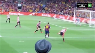 لیونل مسی و تحقیر حریفان با دریبل‌های مرگبار