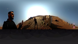 An Early Morning With Camel Trekkers In Dubai - 360° Video