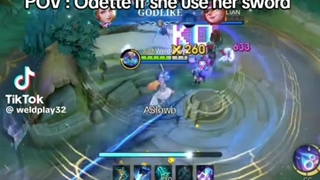 اودت اگه از شمشیرش استفاده میکرد