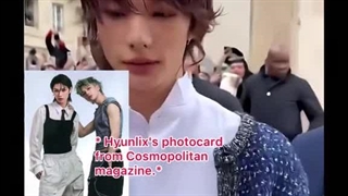 امضا کردن عکس هیونلیکس _ فشن شوی Dior