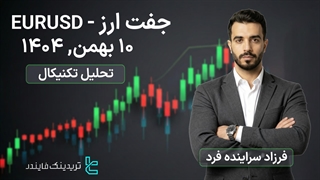 پیش‌ بینی قیمت (EURUSD) 10 بهمن 1404 : سطوح کلیدی و نقدینگی [تریدینگ فایندر]
