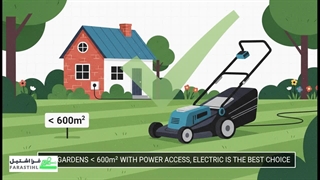 چمن زن برقی گلف گاردن 1800 وات