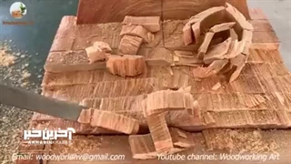 مراحل دیدنی ساخت نمونه چوبی «لندکروز»